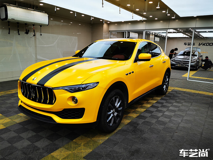 玛莎拉蒂装贴欧瑞飞（Orafol）改色膜施工流程图（11）