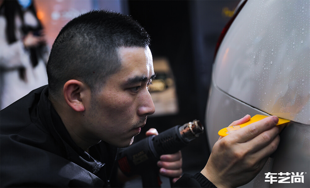 劳斯莱斯库里南施工隐形车衣和玻璃膜 案例分享（6）