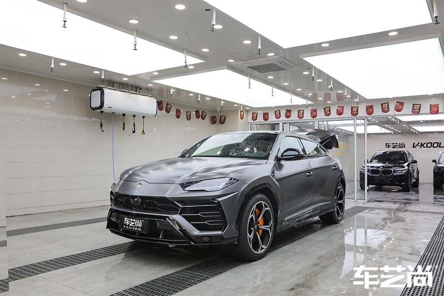 兰博基尼URUS装贴威固隐形车衣流程（18）