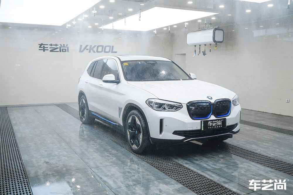 宝马iX3装贴威固隐形车衣全车装贴，流程展示（1）