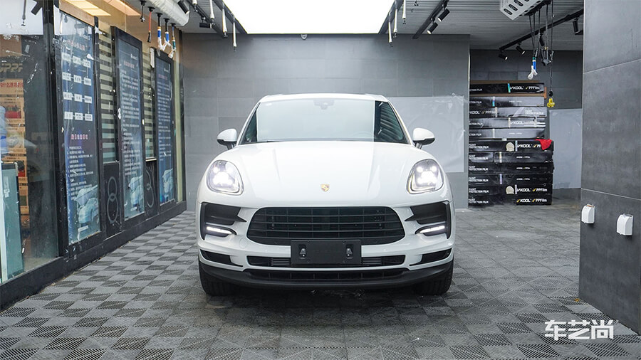 保时捷麦肯施工威固隐形车衣案例施工展示（11）