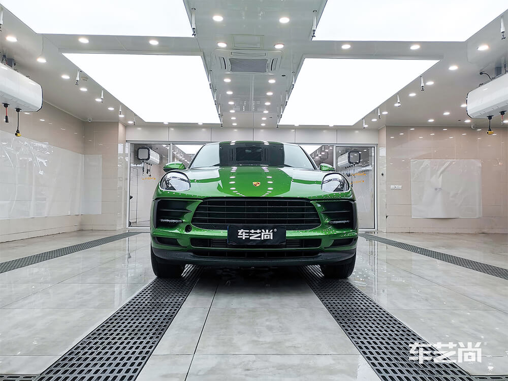 保时捷Macan施工威固隐形车衣，专车专用裁膜（15）