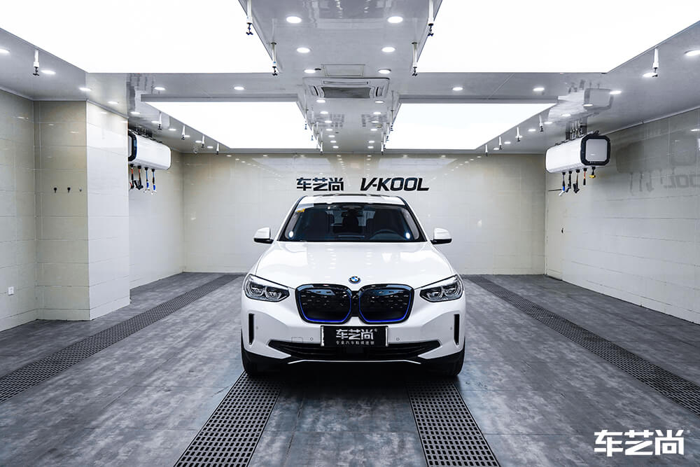 宝马iX3装贴威固隐形车衣全车装贴，流程展示（16）