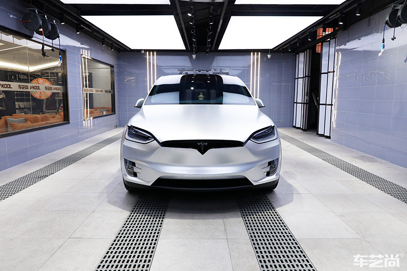 特斯拉改色电光金属银效果怎么样？（施工效果 图十）