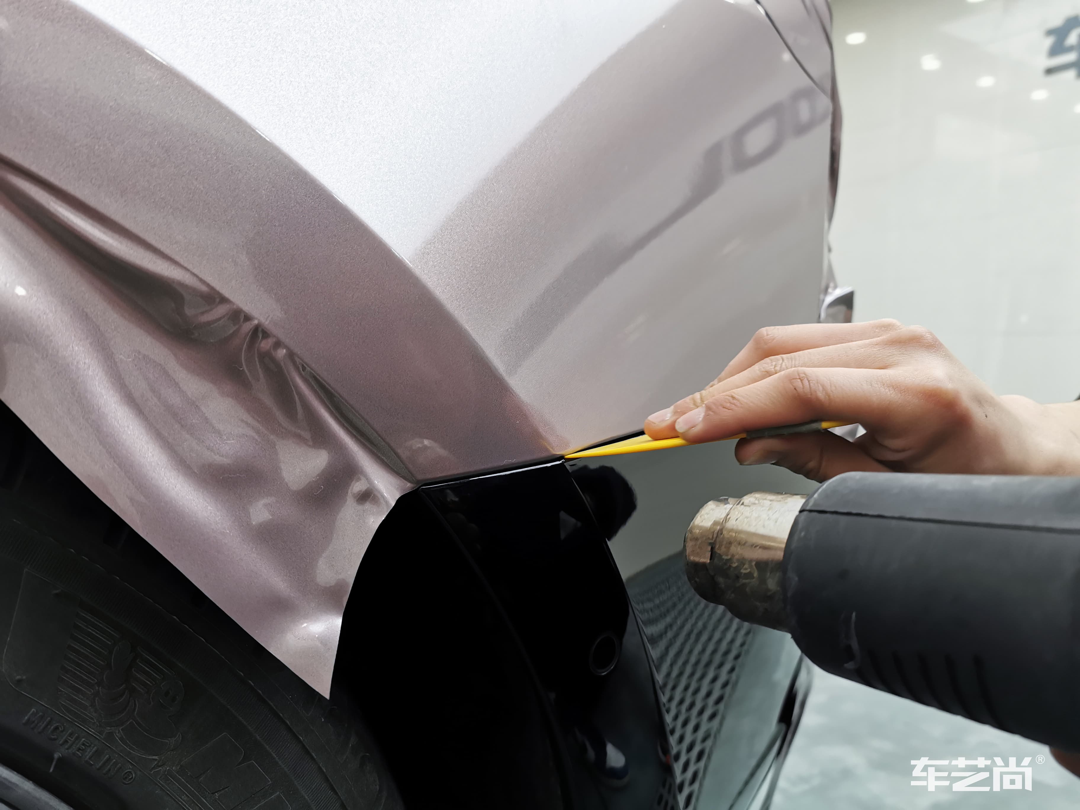 特斯拉施工改色膜