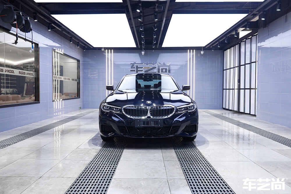 宝马3系装贴威固隐形车衣，施工流程展示（14）