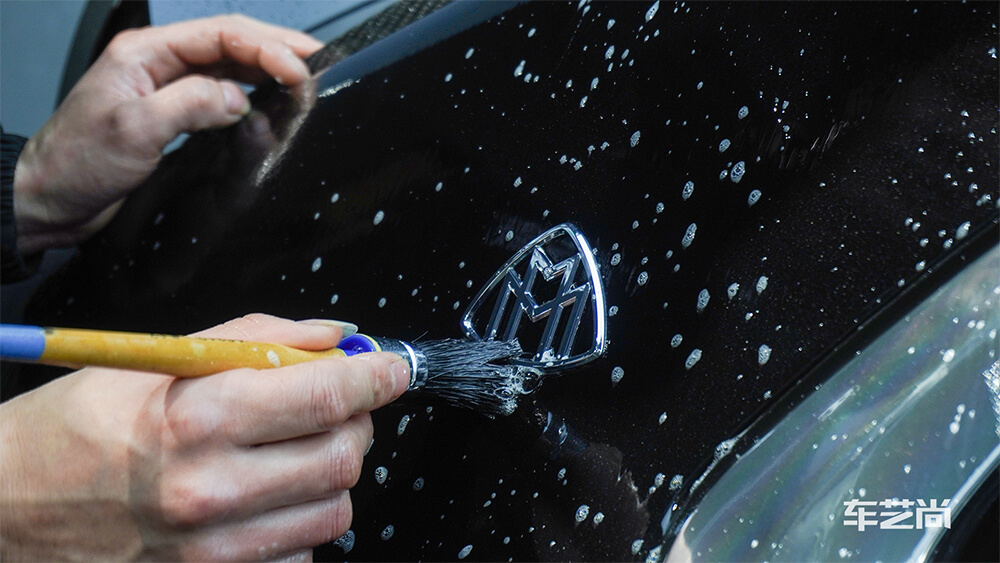 迈巴赫选择施工威固隐形车衣，施工流程展示（2）