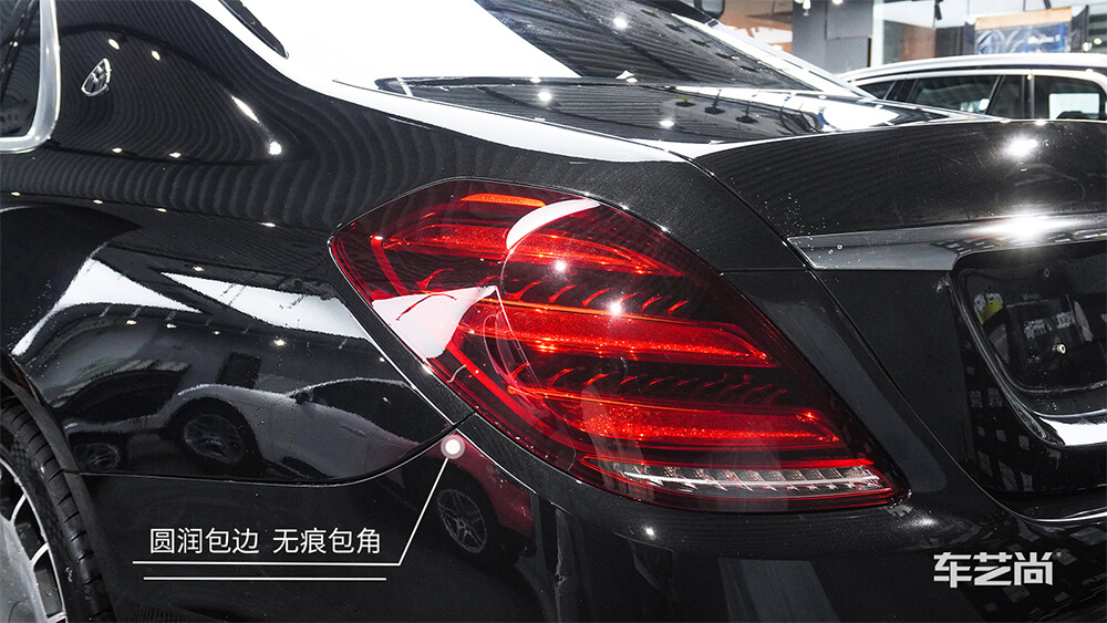 迈巴赫选择施工威固隐形车衣，施工流程展示（10）