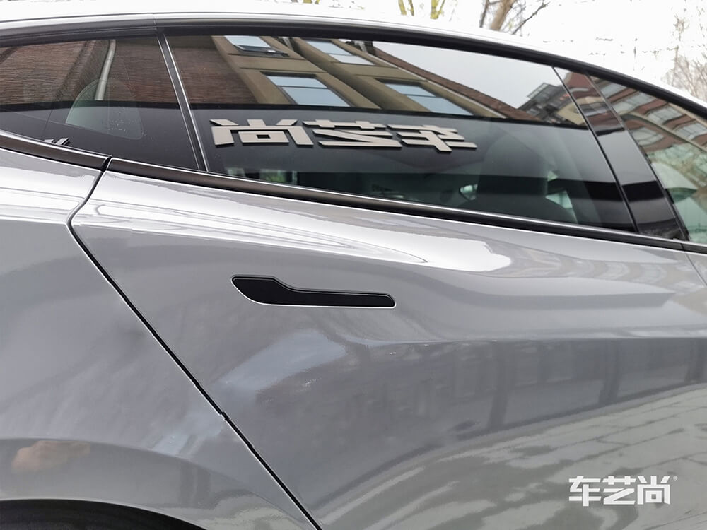 特斯拉Model 3装贴火山灰色改色膜效果展示（图六）