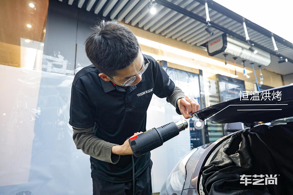 特斯拉Model Y施工威固漆面保护膜施工过程展示（图五）
