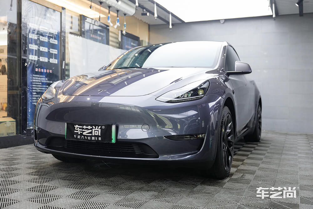 特斯拉Model Y施工威固漆面保护膜施工效果展示（图九）
