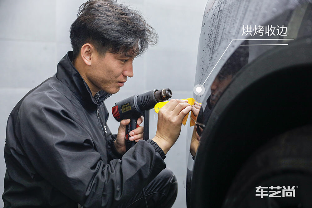 特斯拉Model Y施工威固漆面保护膜施工过程展示（图八）