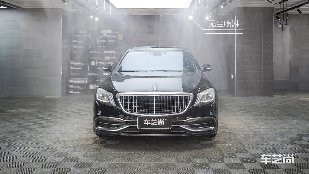 迈巴赫选择施工威固隐形车衣，施工流程展示（1）