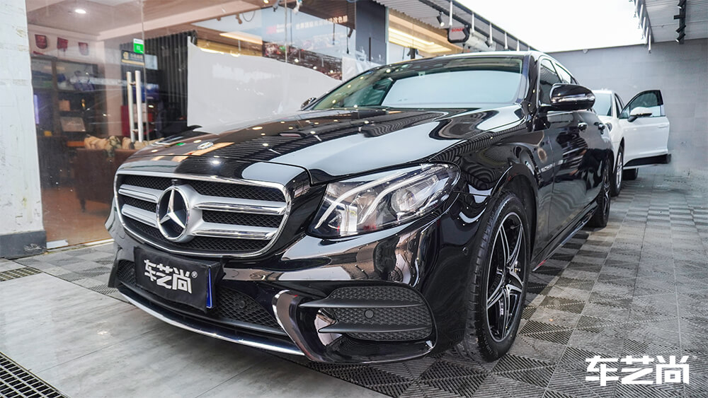 奔驰 E300L施工威固隐形车衣案例流程展示（12）