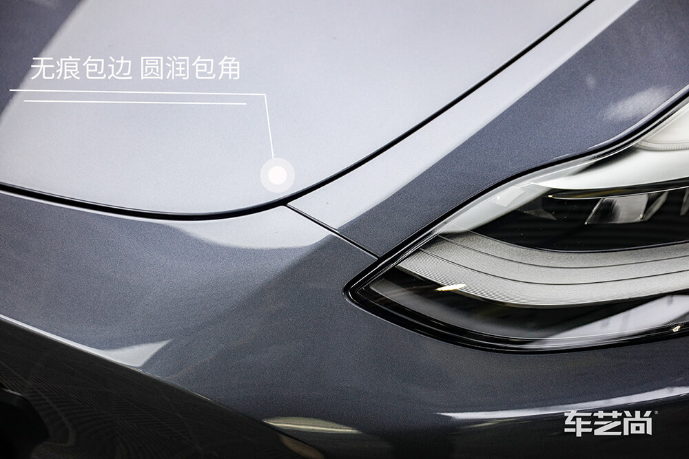 特斯拉Model Y施工威固漆面保护膜施工效果展示（图二）