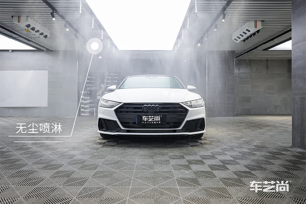 奥迪A7 施工威固漆面保护膜过程及效果展示（图二）