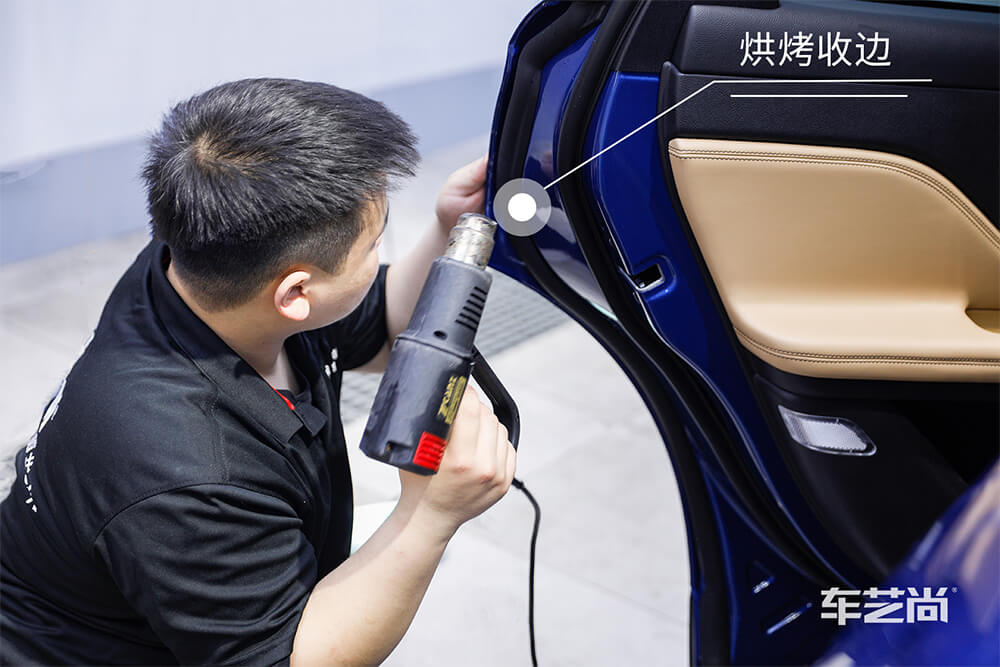 林肯冒险家施工威固漆面保护膜施工过程（十五）