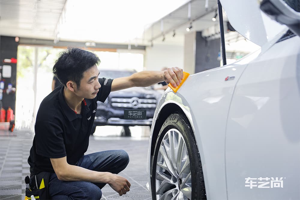 奥迪A7 施工威固漆面保护膜过程及效果展示（图八）