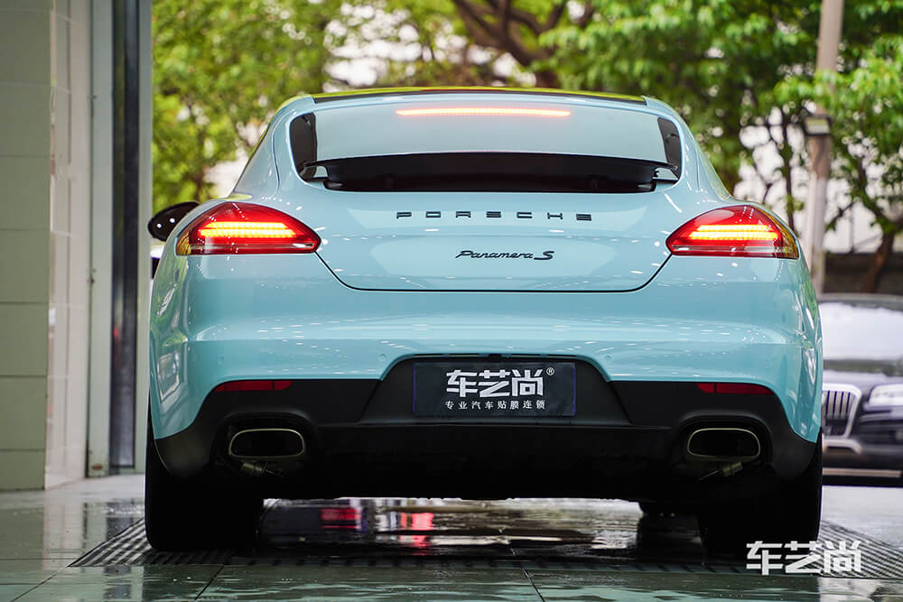 保时捷帕拉梅拉施工威固漆面保护膜效果展示（图七）