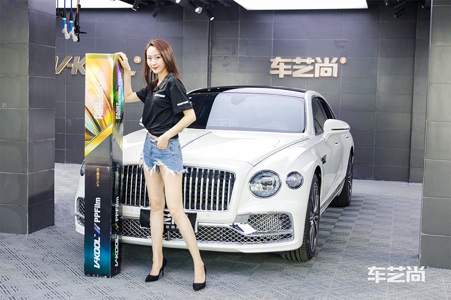 宾利飞驰施工威固漆面保护膜过程及效果展示（三九）