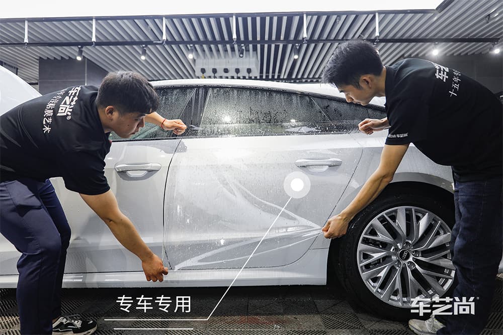 奥迪A7 施工威固漆面保护膜过程及效果展示（图十一）