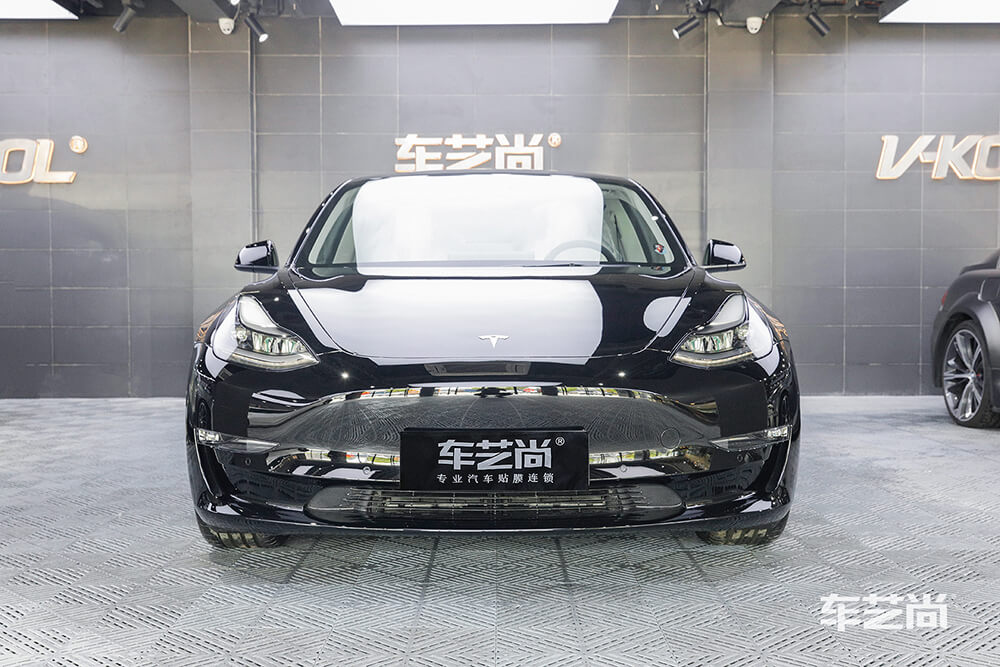 特斯拉Model 3施工威固漆面保护膜效果展示（七）