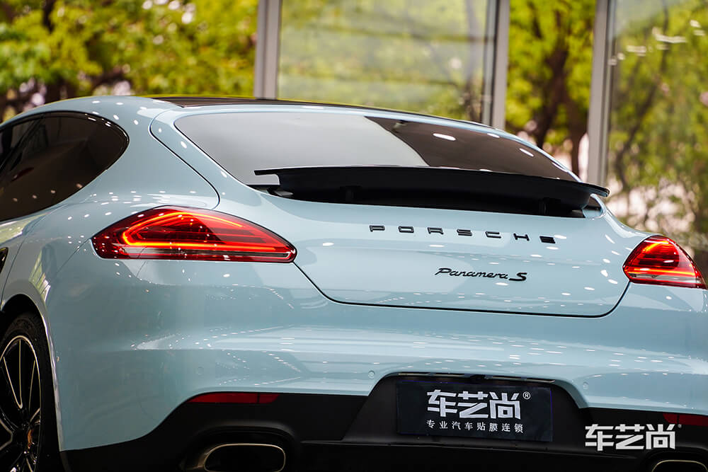 保时捷帕拉梅拉施工威固漆面保护膜效果展示（图八）