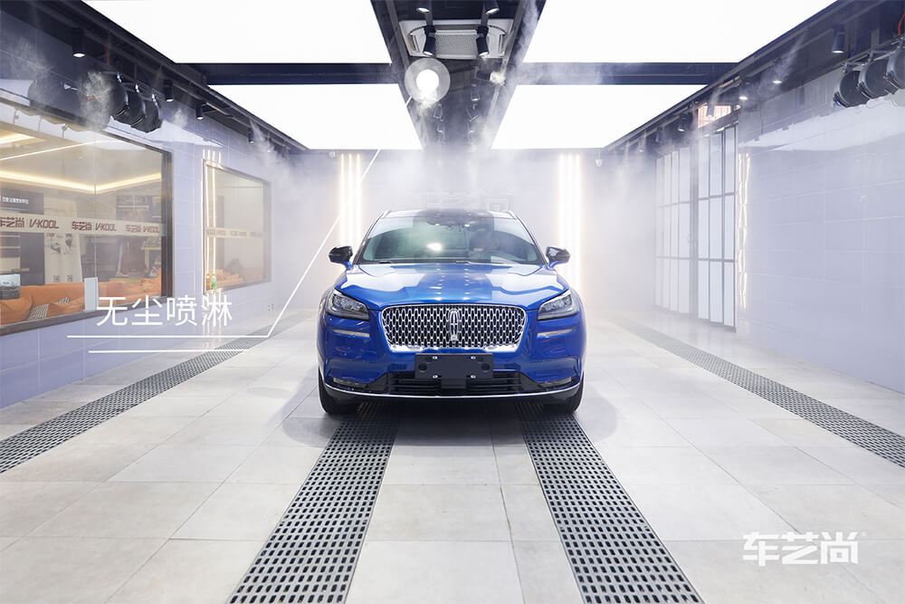 林肯冒险家施工威固漆面保护膜施工过程（二）