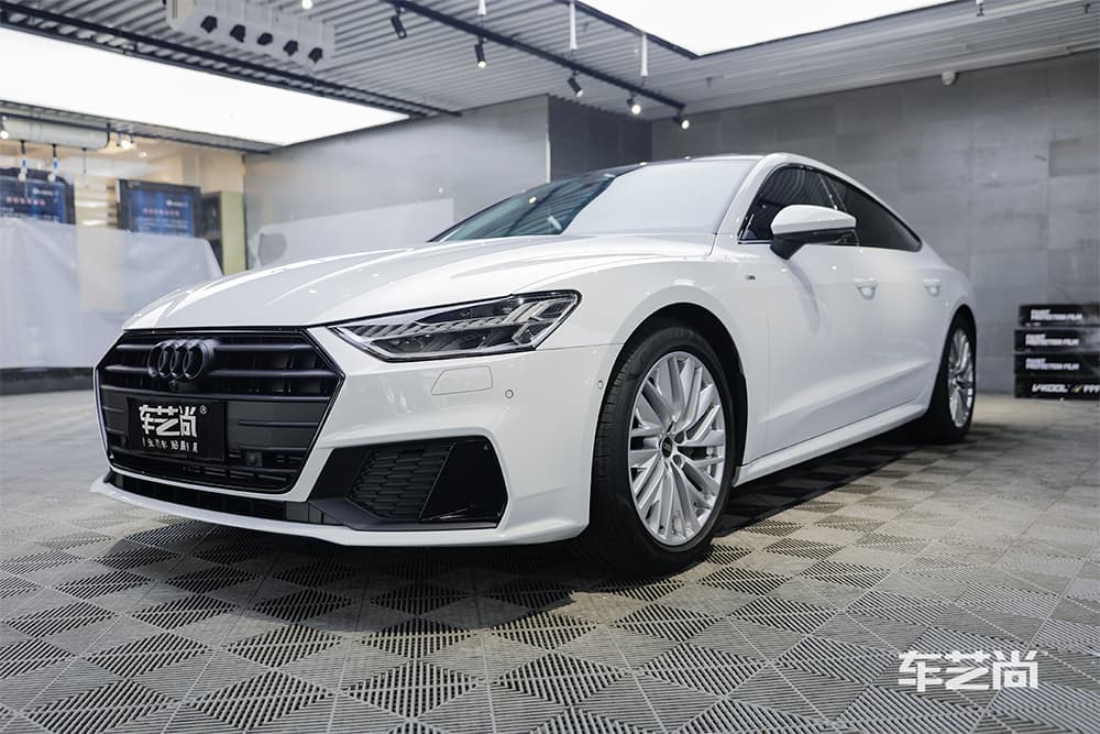 奥迪A7 施工威固漆面保护膜过程及效果展示（图三七）