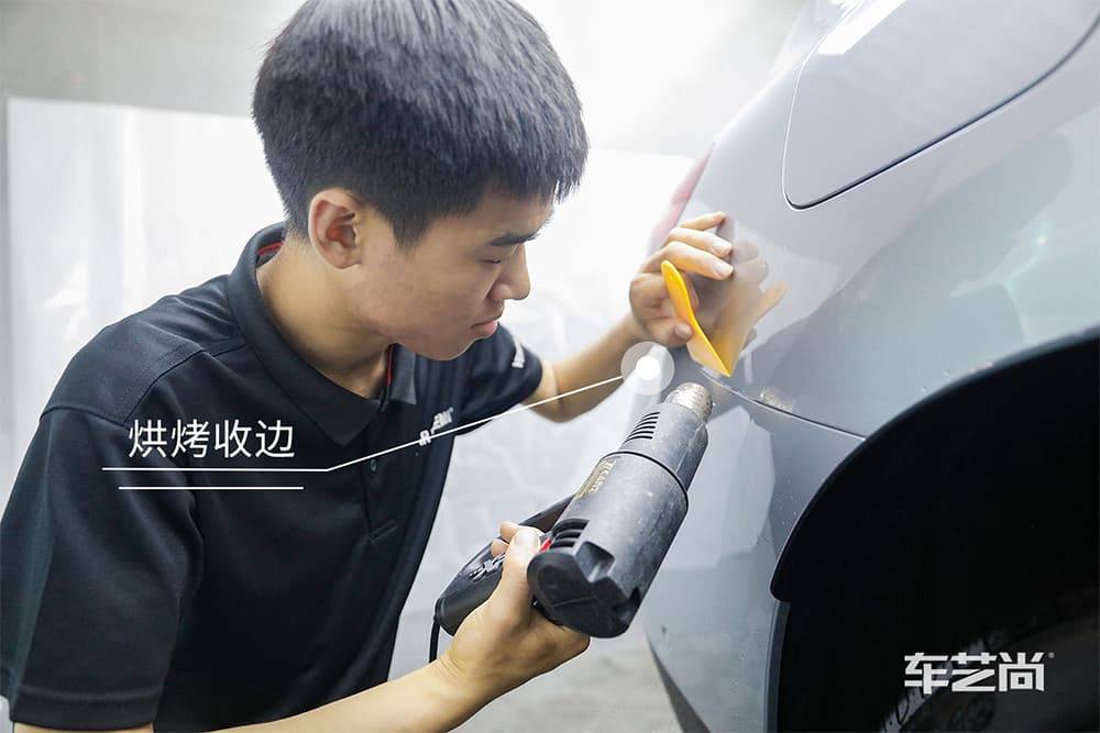 奔驰EQC 时空银 施工威固漆面保护膜过程及效果展示（图十八）