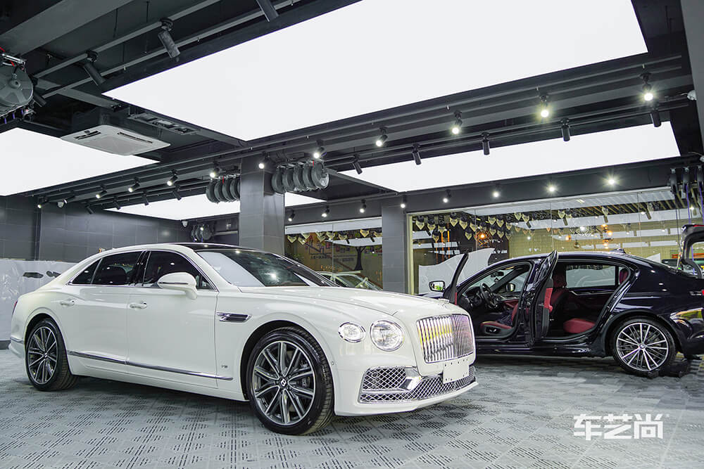 宾利飞驰施工威固漆面保护膜过程及效果展示（二八）