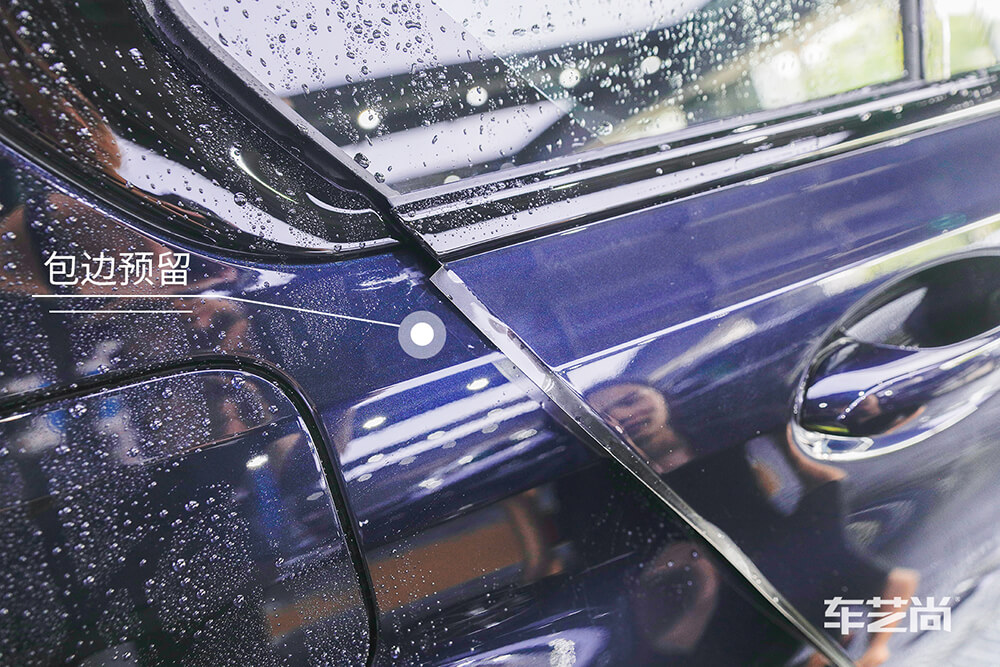 宝马330i施工威固漆面保护膜过程展示（八）