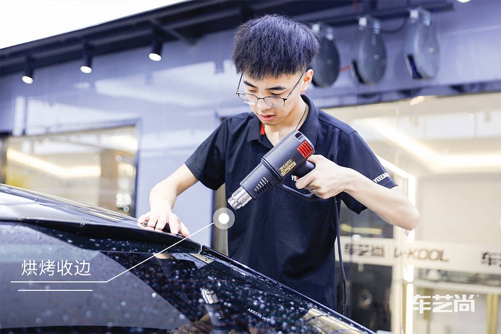 宝马X6施工威固漆面保护膜过程及效果展示（图十五）