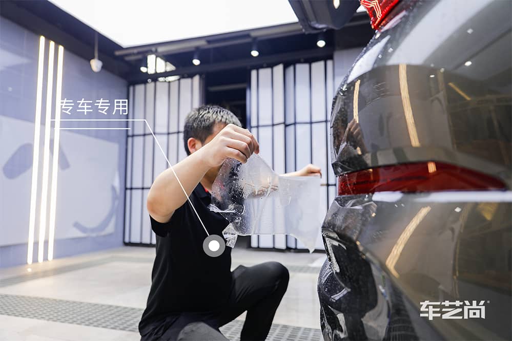 宝马X6施工威固漆面保护膜过程及效果展示（图十）