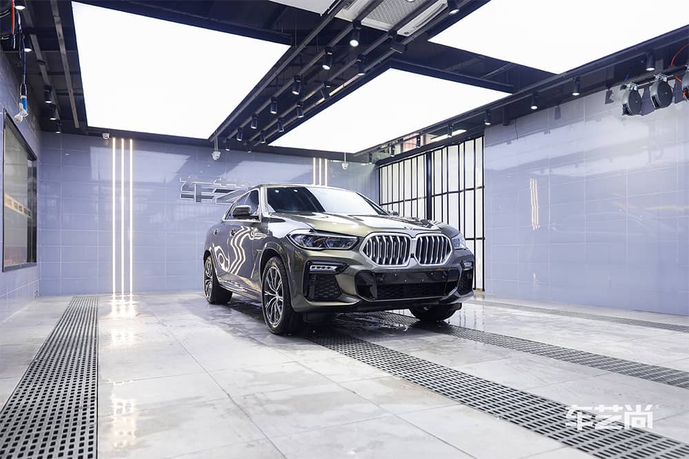 宝马X6施工威固漆面保护膜过程及效果展示（图二七）