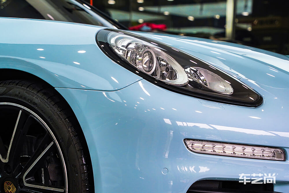 保时捷帕拉梅拉施工威固漆面保护膜效果展示（图六）