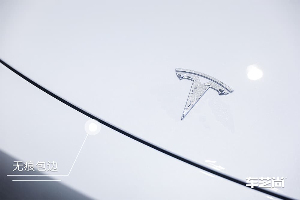 特斯拉ModelY白色施工威固漆面保护膜过程及效果展示（图二五）