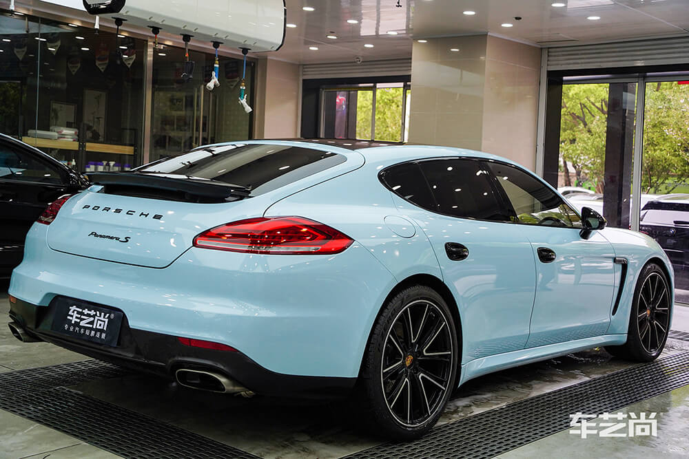 保时捷帕拉梅拉施工威固漆面保护膜效果展示（图三）