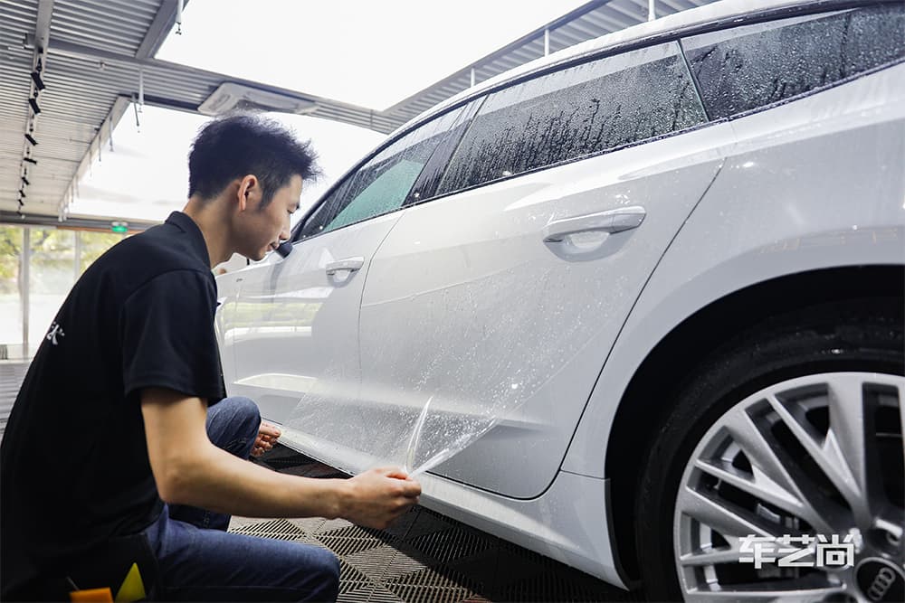奥迪A7 施工威固漆面保护膜过程及效果展示（图十三）