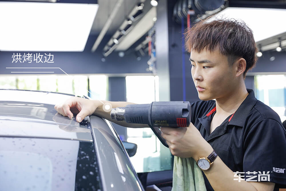 宝马6系GT施工威固漆面保护膜过程展示（图十五）