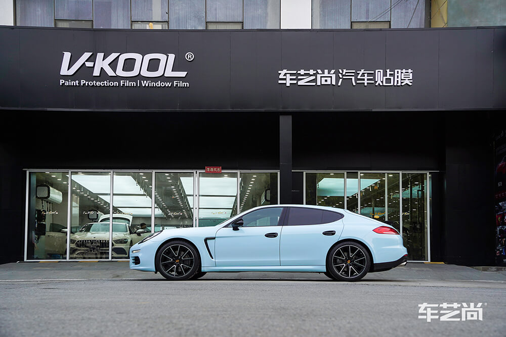 保时捷帕拉梅拉施工威固漆面保护膜效果展示（图九）