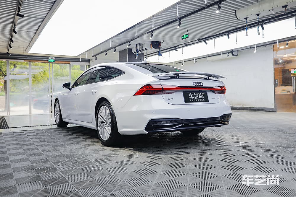 奥迪A7 施工威固漆面保护膜过程及效果展示（图三四）