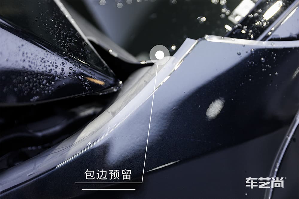 宝马M5黑色施工威固漆面保护膜过程及效果展示（图十四）