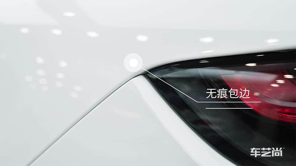 保时捷卡宴白色施工威固漆面保护膜流程及效果展示（图三二）