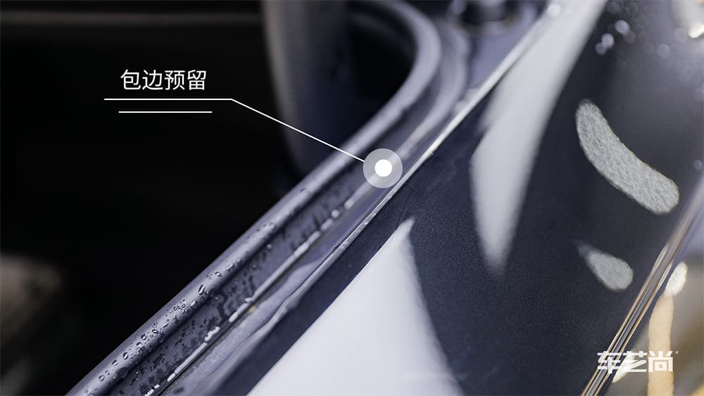 奥迪A8 黑色施工威固漆面保护膜流程及效果展示（图九）