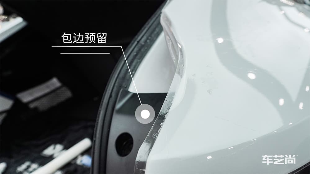 保时捷卡宴白色施工威固漆面保护膜流程及效果展示（图一七）