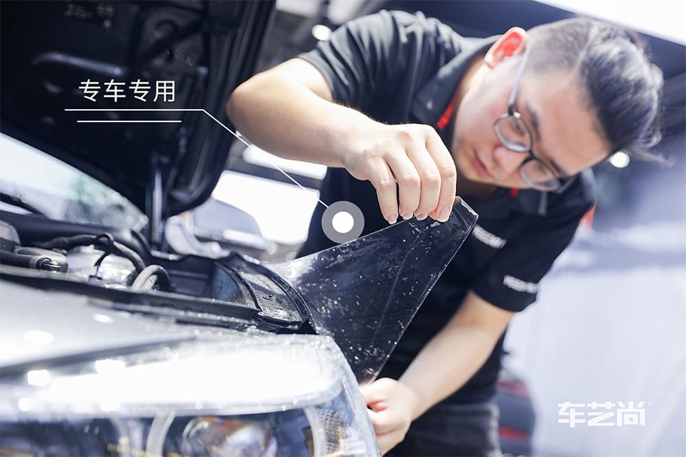 宝马3GT施工威固漆面保护膜过程及效果展示（图四）