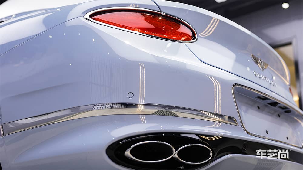 宾利GT蓝色施工威固漆面保护膜流程及效果展示（图二四）