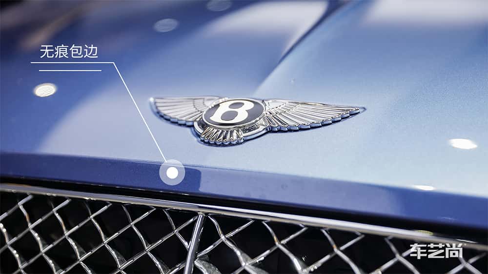 宾利蓝色施工威固漆面保护膜流程及效果展示（图十）