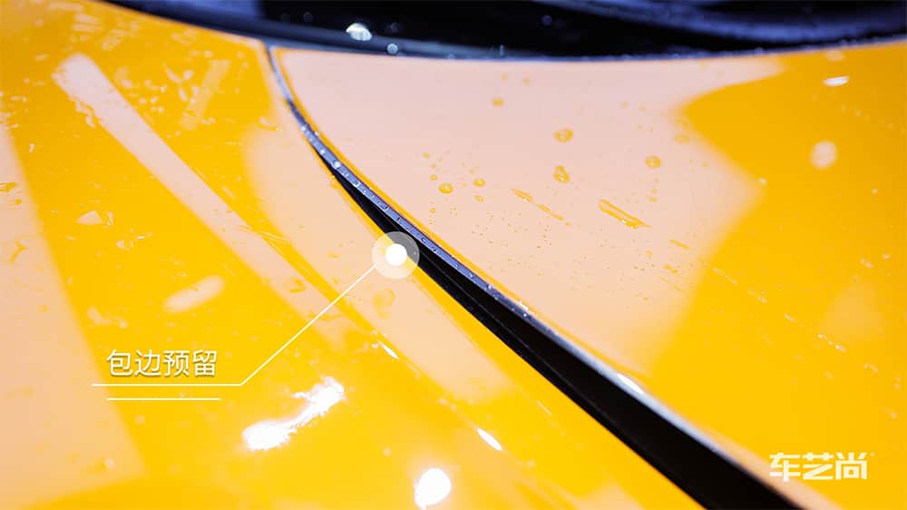 迈凯伦黄色施工威固漆面保护膜流程及效果展示（图六）